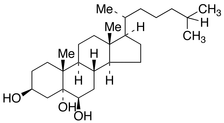 3β,5α,6β-Trihydroxycholestane