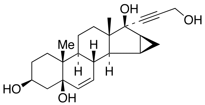 3β,5β,17β-Trihydroxy-17α-(3-hydroxy-1-propynyl)-15β,16β-methylene-5β-androst-6-en-17-one