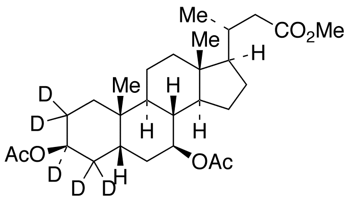 3β,7β-Di-O-acetyl 24-Nor 3β-Ursodeoxycholic Acid-d5 Methyl Ester