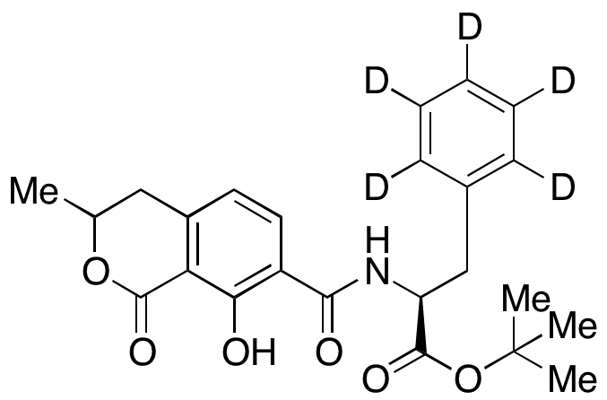 3-rac-Ochratoxin B tert-Butyl Ester-d5