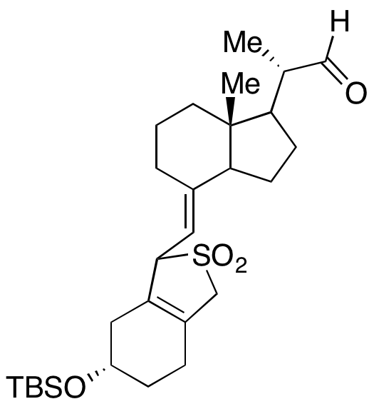 4-[[(6S)-6-[[(1,1-Dimethylethyl)dimethylsilyl]oxy]-1,3,4,5,6,7-hexahydro-2,2-dioxidobenzo[c]thien-1-yl]methylene]octahydro-α,7a-dimethyl-1H-indene-1-acetaldehyde