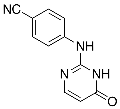 4-[(1,4-Dihydro-4-oxo-2-pyrimidinyl)amino]benzonitrile