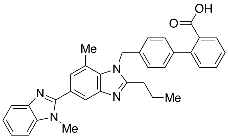 4’-[(1,7’-Dimethyl-2’-propyl[2,5’-bi-1H-benzimidazol]-1’-yl)methyl][1,1’-biphenyl]-2-carboxylic Acid