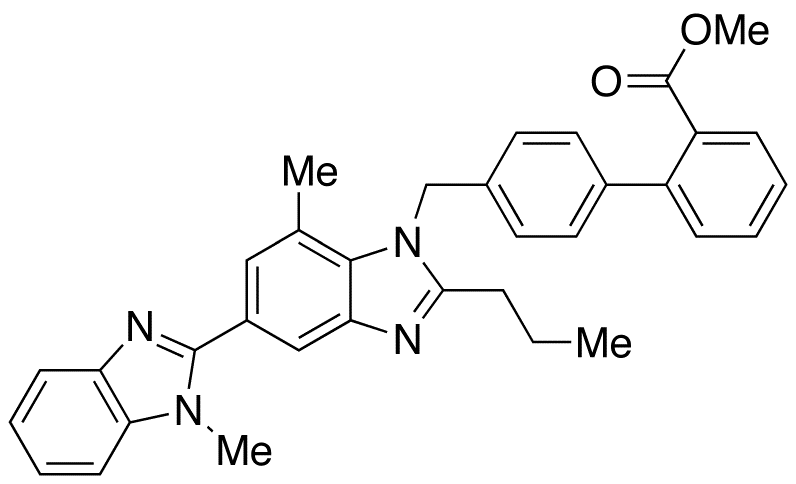 4’-[(1,7’-Dimethyl-2’-propyl[2,5’-bi-1H-benzimidazol]-1’-yl)methyl][1,1’-biphenyl]-2-carboxylic Acid Methyl Ester