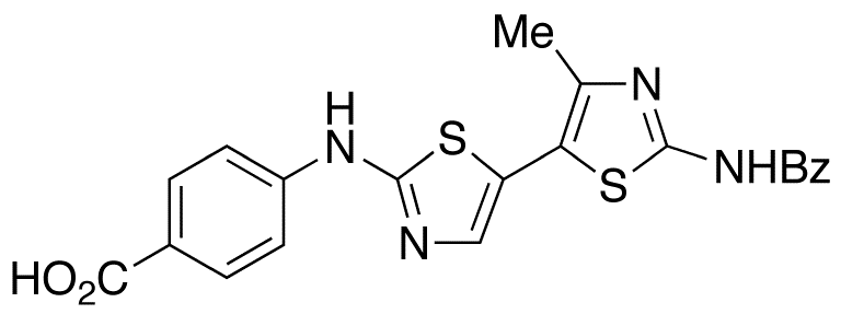 4-[[2’-(Benzoylamino)-4’-methyl[4,5’-bithiazol]-2-yl]amino]benzoic Acid