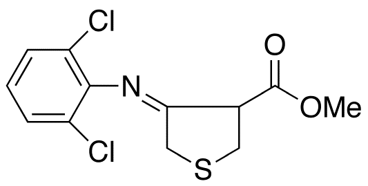 4-[(2,6-Dichlorophenyl)imino]tetrahydro-3-thiophenecarboxylic Acid Methyl Ester