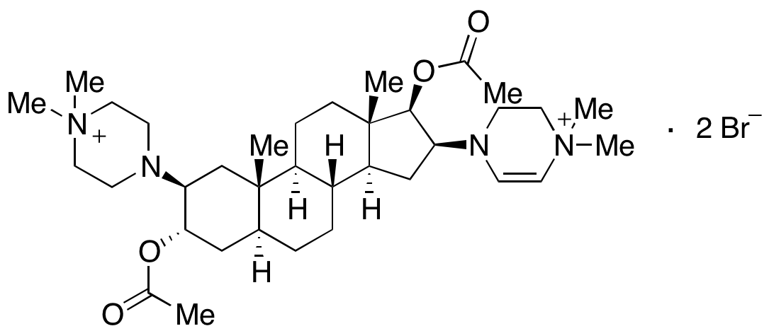 4-[(2β,3α,5α,16β,17β)-3,17-Di(acetyloxy)-2-(4,4-dimethylpiperazinium-1-yl)androstan-16-yl]-1,2,3,4-tetrahydro-1,1-dimethyl-pyrazinium Dibromide