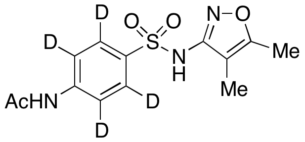 4’-[(4,5-Dimethyl-3-isoxazolyl)sulfamoyl]acetanilide-d4