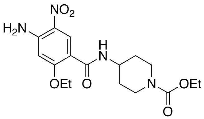 4-[(4-Amino-2-ethoxy-5-nitrobenzoyl)amino]-1-piperidinecarboxylic Acid Ethyl Ester