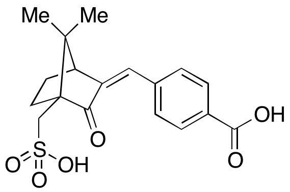 4-((Z)-((1S,4R)-7,7-Dimethyl-3-oxo-4-(sulfomethyl)bicyclo[2.2.1]heptan-2-ylidene)methyl)benzoic Acid