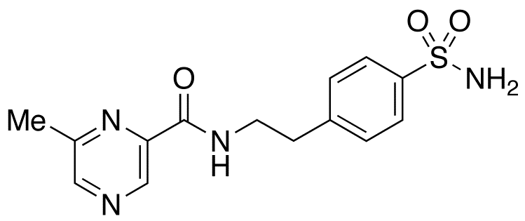 4-[β-(6-Methylpyrazinyl-2-carboxamido)ethyl]benzene Sulfonamide