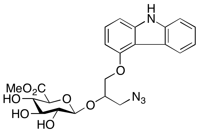 4-[1’-(3’-Azido-1’,2’-propanediol)]carbazole β-D-Glucuronide Methyl Ester