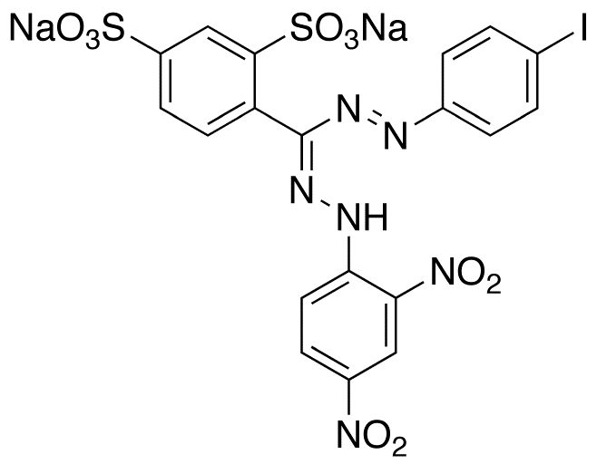 4-[1-(4-Iodophenyl)-5-(2,4-dinitrophenyl)-formaz-3-yl]-1,3-benzene Disulfonate, Disodium Salt