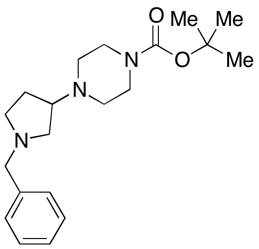 4-[1-(Phenylmethyl)-3-pyrrolidinyl]-1-piperazinecarboxylic Acid 1,1-Dimethylethyl Ester