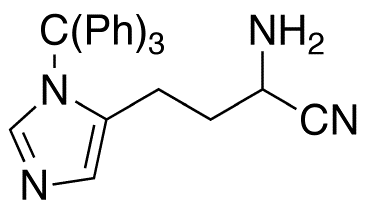 4-(1-Tritylimidazol-4-yl)-2-aminobutryonitrile