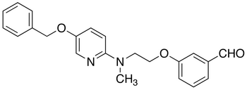 4-{2-[(5-Benzyloxypyridin-2-yl)methylamino]ethoxy}benzaldehyde