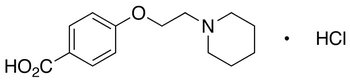 4-[2-(1-Piperidinyl)ethoxy]benzoic Acid Hydrochloride Salt