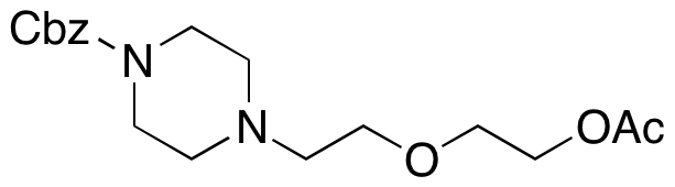 4-(2-(2-Acetoxyethoxy)ethyl)piperazine-1-carboxylic Acid Benzyl Ester