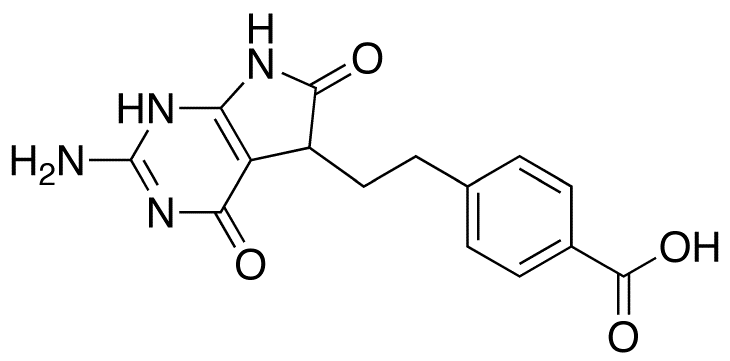 4-[2-(2-Amino-4,5,6,7-tetrahydro-4,6-dioxo-3H-pyrrolo[2,3-d]pyrimidin-5-yl)ethyl]benzoic Acid