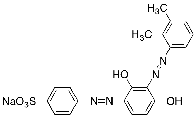 4-[2-[3-[2-(2,3-Dimethylphenyl)diazenyl]-2,4-dihydroxyphenyl]diazenyl]-benzenesulfonic Acid Sodium Salt