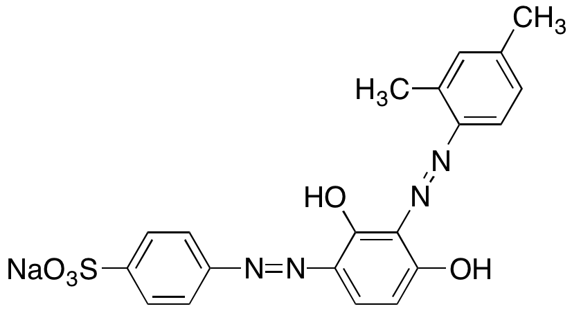 4-[2-[3-[2-(2,4-Dimethylphenyl)diazenyl]-2,4-dihydroxyphenyl]diazenyl]-benzenesulfonic Acid Sodium Salt