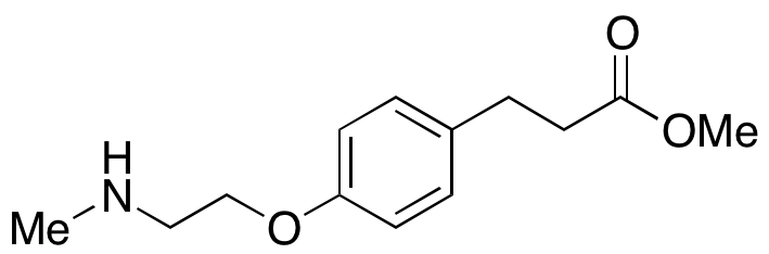 4-[2-(Methylamino)ethoxy]benzenepropanoic Acid Methyl Ester