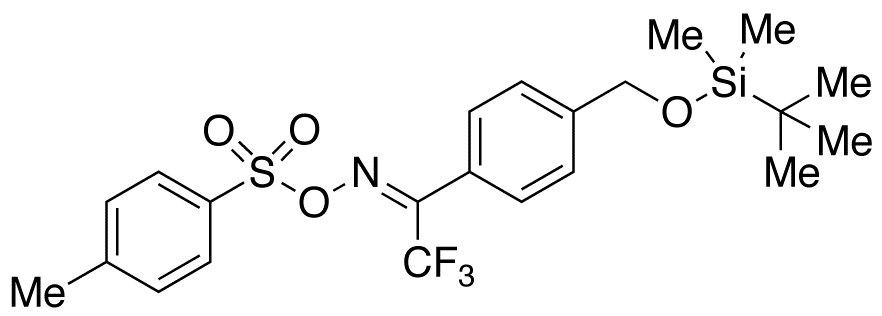 4-[2,2,2-Trifluoroethyl-1-O-((4-methylphenyl)sulfonyl)oxime]benzyl Alcohol tert-Butyl(dimethyl)silyl Ether