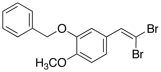 4-(2,2-Dibromoethenyl)-1-methoxy-2-benzyloxybenzene