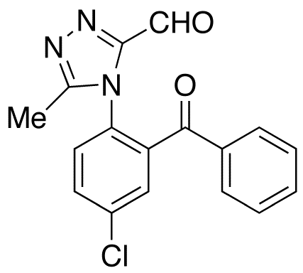 4-(2-Benzoyl-4-chlorophenyl)-5-methyl-4H-1,2,4-triazole-3-carboxaldehyde