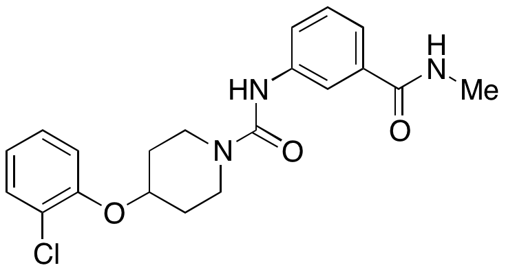 4-(2-Chlorophenoxy)-N-[3-[(methylamino)carbonyl]phenyl]-1-piperidinecarboxamide