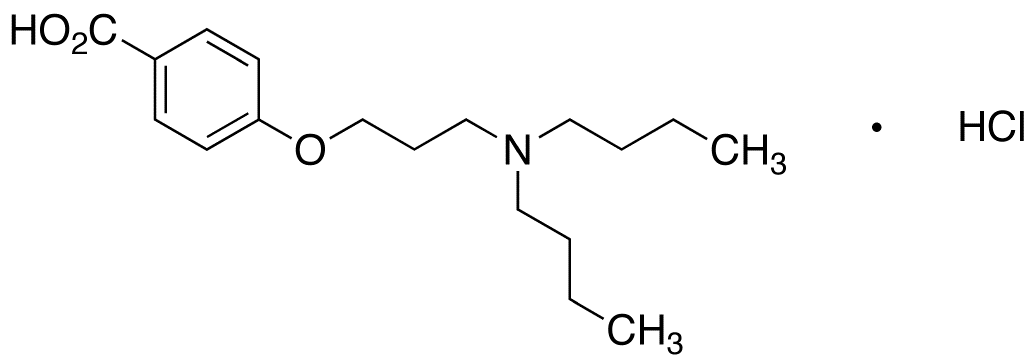 4-[3-(Dibutylamino)propoxy]benzoic Acid Hydrochloride