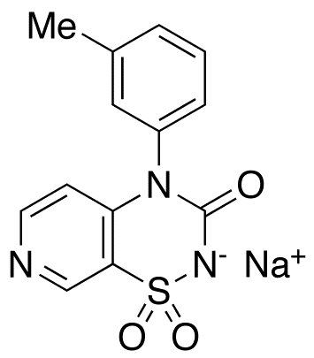 4-(3-Methylphenyl)-2H-pyrido[4,3-e]-1,2,4-thiadiazin-3(4H)-one 1,1-Dioxide Sodium Salt (Torsemide impurity)