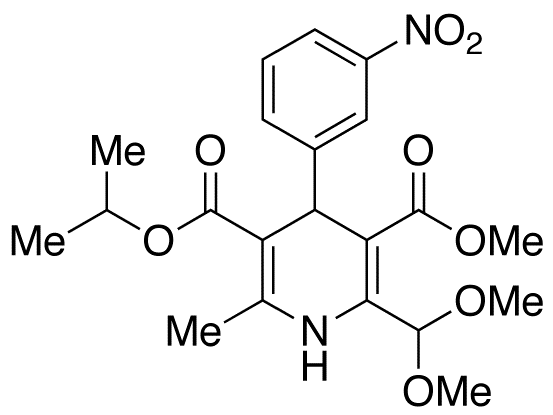 4-(3-Nitrophenyl)-2-dimethoxymethyl-1,4-dihydropyridine-3,5-dicarboxylic Acid 5-Isopropyl Ester 3-Methyl Ester