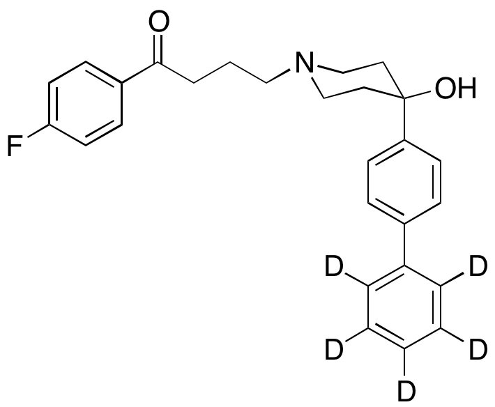 4-(4-[1,1’-Biphenyl-d5]-4-yl-4-hydroxy-1-piperidinyl)-1-(4-fluorophenyl)-1-butanone