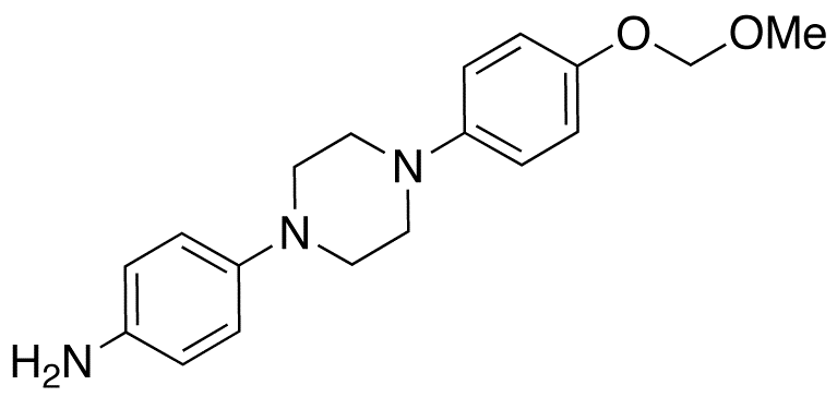 4-[4-[4-(Methoxymethoxy)phenyl]-1-piperazinyl]benzenamine