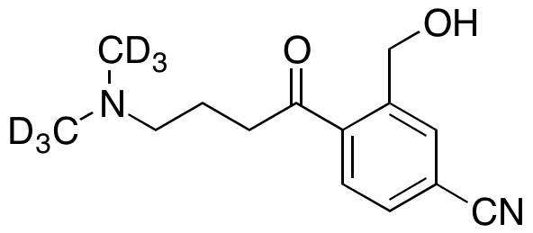 4-[4-(Dimethylamino)-1-oxobutyl]-3-(hydroxymethyl)benzonitrile-D6