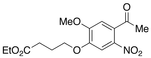 4-(4-Acetyl-2-methoxy-5-nitrophenoxy)-butanoic Acid Ethyl Ester