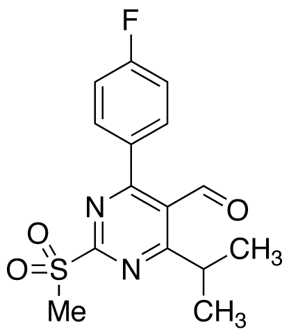 4-(4-Fluorophenyl)-5-formyl-6-isopropyl-2-methylsulfonylpyrimidine