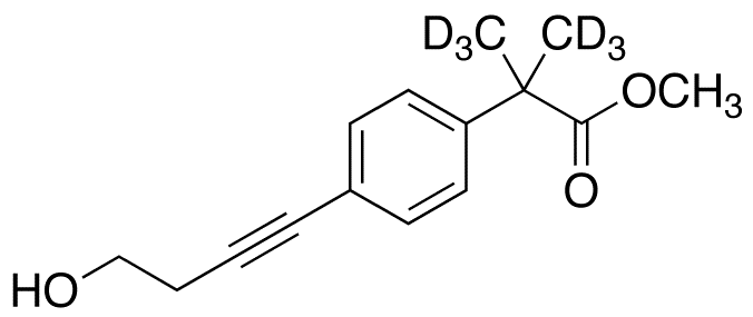 4-(4-Hydroxy-1-butynl)-α,α-di-(methyl-D3)-benzeneacetic Acid Methyl Ester