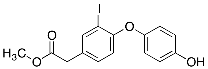 4-(4-Hydroxyphenoxy)-3-iodo-benzeneacetic Acid Methyl Ester