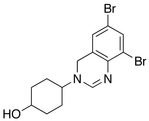 4-(6,8-Dibromo-3(4H)-quinazolinyl)-cyclohexanol