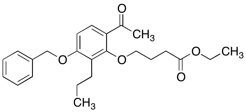 4-[6-Acetyl-3-(phenylmethoxy)-2-propylphenoxy]butanoic Acid Ethyl Ester