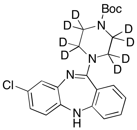 4-(8-Chloro-5H-dibenzo[b,e][1,4]diazepin-11-yl)-1-piperazinecarboxylic Acid-d8 1,1-Dimethylethyl Ester