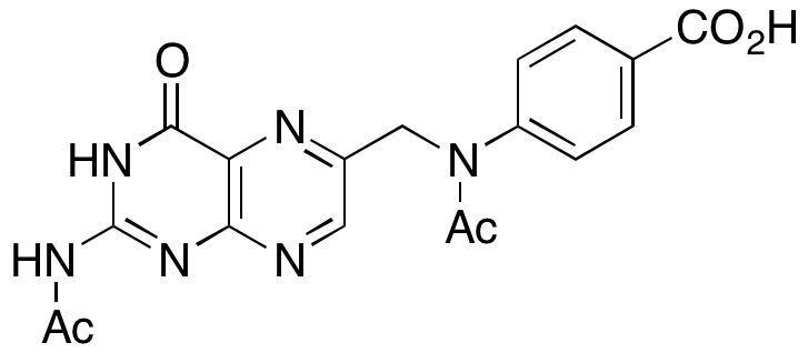 4-[Acetyl[[2-(acetylamino)-1,4-dihydro-4-oxo-6-pteridinyl]methyl]amino]benzoic Acid