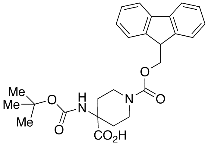 4-(Boc-amino)-1-(Fmoc-piperidinyl)-4-carboxylic Acid