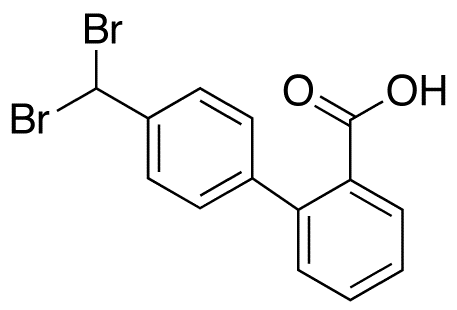 4’-(Dibromomethyl)-[1,1’-biphenyl]-2-carboxylic Acid (Telmisartan Impurity)