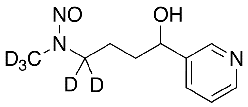 4-(Methylnitrosamino)-1-(3-pyridyl)-1-butanol-d5