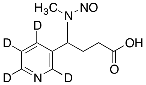 4-(Methylnitrosamino)-4-(3-pyridyl)butyric Acid-d4