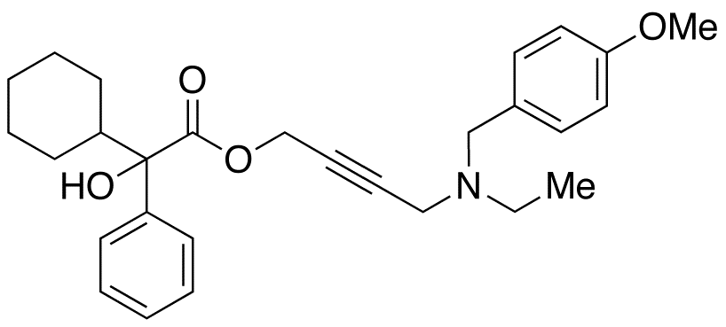 4-[N-Ethyl-(4-methoxyphenyl)methylamino]-2-butynyl-2-cyclohexyl-2-hydroxybenzene Acetate