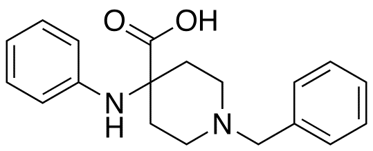 4-(Phenylamino]-1-benzyl-4-piperidinecarboxylic Acid